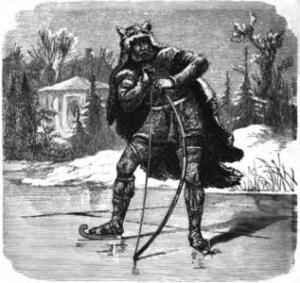Ullr - Norse God of Skiing, archery, hunting, etc., etc.